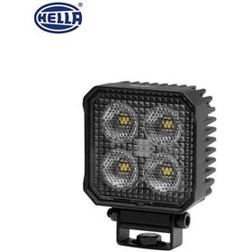 Resim HELLA 10V-30V ÇALIŞMA LAMBASI (OFF-ROAD) 24W 5700K 1700 LÜMEN (GENİŞ AÇI) (4 LEDLİ) (70.5 X 95 MM) 