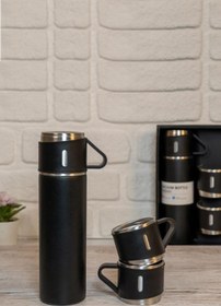 Resim OMZ 2 BARDAKLI TERMOS Siyah 