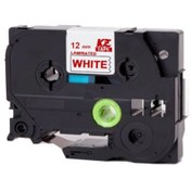 Resim Printpen Brother P Touch Tz Tape Tze135 Şeffaf Etikete Beyaz 12mmx8m Muadil 