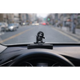 Resim cabbaroğlu ticaret Hareketli Kayan Panda Kaykay Numaratör Oto Araç Kaykay Numaratör Torpido Üstü Siyah 