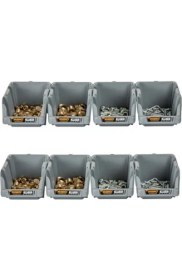 Resim Mano Plastik Avadanlık Parça Kutusu 6 Parça Gri 217X360X155 mm 