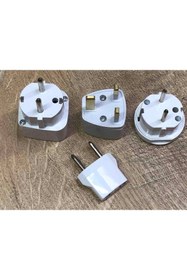 Resim Kelepir Fırsatlar 4 Farklı Karışık Üniversal Uluslararası Priz Dönüştürücü Seyahat Seti 