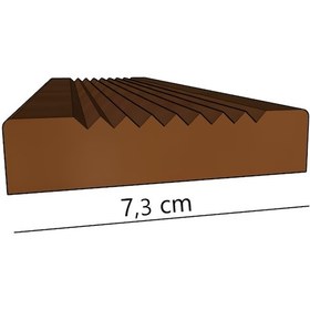 Resim Ahşap Deck Kahverengi Zemin Döşeme 249 Cm 5 Adet - 0,92 M2 
