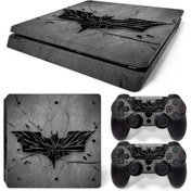 Resim Kt Decoration Yarasa Playstation 4 Slim Kasa Sticker Kaplama 