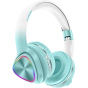 Resim Karler Bass Tune 650 BT RGB Kablosuz Kafaüstü Kulaklık - Yeşil ZNGZR 