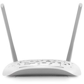 Resim TP-Link TD-W8961N 300 Mbps Wireless N300 ADSL2+ Wi-Fi Modem Router, 2x 5dBi Omni directional Fixed antennas, Input ISPs supported- BSNL, MTNL, Tata Indicom (RJ-11 Port), Dual band, White 