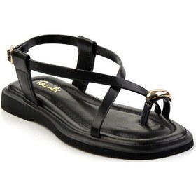Resim Siyah Kadın Sandalet K05606036509 Siyah 