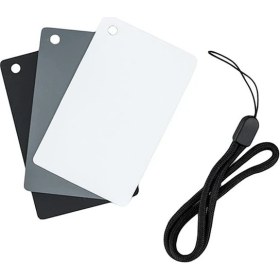 Resim JJC 3in1 Beyaz Ayarı & Gri Kart Seti (5.4 x 8.5 cm) 