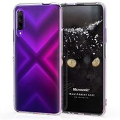 Resim Huawei Y9s Kılıf Transparent Soft Beyaz Microsonic