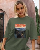 Resim Çaresizlik Oversize Tişört 