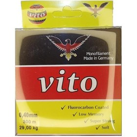 Resim Vito 160 Mt Fluorocarbon Coated Misina Clear - 0.40 