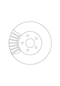 Resim Ford Mondeo 3 Fren Diski On 2001-2007 Trw Df4147 2adettir 