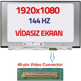 Resim Nv156Fhm-Nx3 Lcd Ekran 15.6 Slim 40 Pin Vidasız 