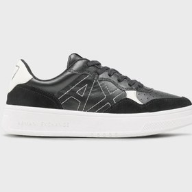 Resim Armani Exchange Logolu Deri Sneaker Ayakkabı Erkek Ayakkabı Xux148 Xv601 K001 