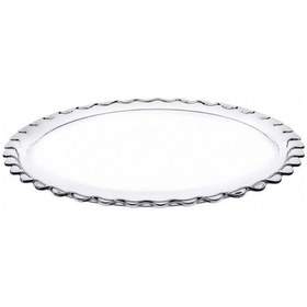 Resim Paşabahçe Patissria Yuvarlak Cam Servis Tabağı 37 Cm Şeffaf 