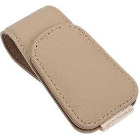 Resim Dancemonkey Cbtx Araba Güneşlik Gözlük Tutucu, Mikrofiber Deri Gözlük Askısı - Bej 