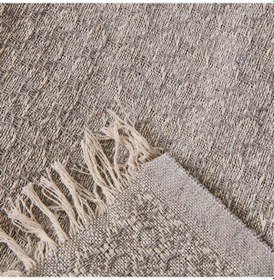 Resim Soft Bety Koltuk Örtüsü - Gri - 130x170 Cm Çok Renkli 