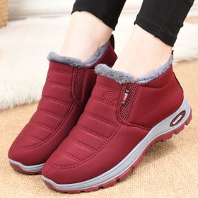 Resim Ultra-Sıcak Kış Botları Unisex - Kalın Tabanlı, Arktik Sınıf Soğuk Hava İzoleli Ayakkabılar, Yüksek Yoğunluklu Astarlı Termal Kilitleme Teknolojisi ile Dış Mekan Yürüyüşü için Minimalist Tasarım 