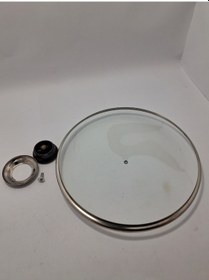 Resim Cam Kapak 24 Cm Ve Kırmızı Elma Şekeri Kulp 