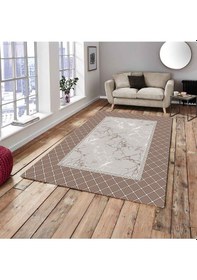 Resim Ideal Kadife 4 M2 Ve 6 M2 Seçenekli Lastikli Halı Örtüsü 333 