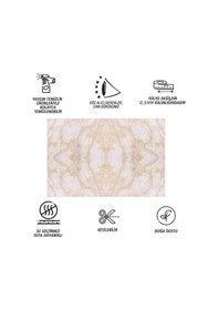 Resim Tink Kendinden Yapışkanlı Bej Desenli Pvc Panel 41x62 Cm 