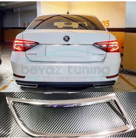 Resim Niken Skoda Super B Egzoz Çıkış Görünümlü Kromu 2015-2018 