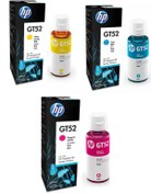 Resim HP Gt52 Deskjet Gt-5822 3 Renk (sarı Mavi Kırmızı) Orjinal Mürekkep Seti Gt-01-a446 