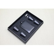 Resim RiverWorld River World Siyah Matara Seti 4 Shot Bardaklı 