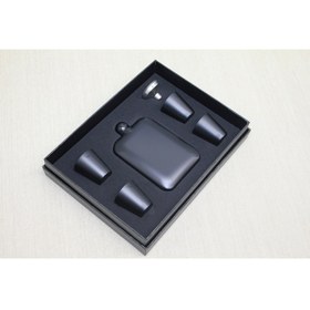 Resim RiverWorld River World Siyah Matara Seti 4 Shot Bardaklı 