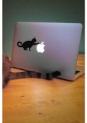 Resim Kedi Laptop Sticker Kedi Yapışkanı Laptop Stickeri 