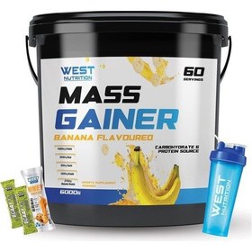 Resim West Nutrition Hediye - Mass Gainer Karbonhidrat Tozu 6000 