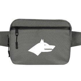 Resim Göktürk Kurt Bel Çantası - Gri 