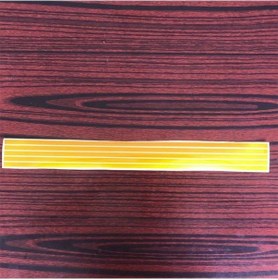 Resim Chuangyinshop 5 Adet Pvc Kaput Izgara Şeridi, Mat Kaplama, Evrensel Otomobil Tuning Aksesuarı 