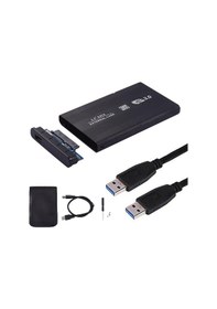 Resim 2.5 Inç Usb 3.0 Sata Harddisk Hdd Kutusu 5 Gbps + Kılıf - Siyah 