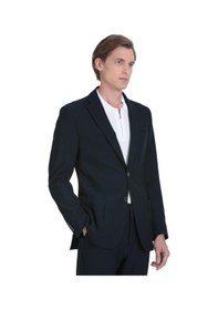 Resim Hatemoğlu Lacivert Slim Fit Mono Yaka Casual Takım Elbise 36286 Lacivert 