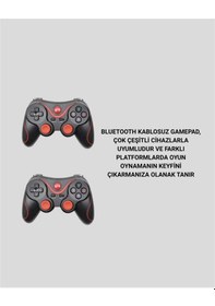 Resim Mey İthalat Android Uyumlu Gamepad X3 Game Stick Oyun Kolu Bluetooth Bağlantılı 