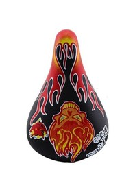 Resim Taıwan - Bmx Sele 16-20,erkek/alevli - Siyah Kırmızı Sarı Siyah - Kırmızı 