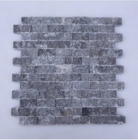 Resim Füme Traverten Patlatma Mermer Doğal Taş Duvar Kaplama 