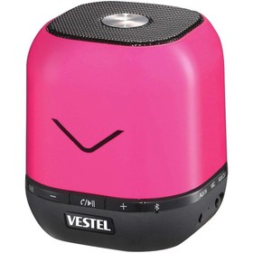 Resim sommeow Vestel Desibel H300 Bluetooth Mini Hoparlör (PEMBE) 