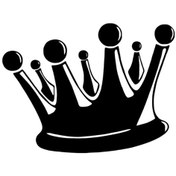 Resim Gölgeli Taç Yapışkan Arma Araç&motor&dekor 10 X 8 Cm 