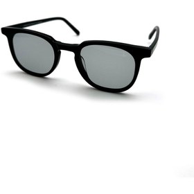 Resim LONDON&LONDON Erkek Siyah-Yeşil Organik (UV) Cam Selüloz Asetat (Selüloid) Kapalı Çerçeve Dikdörtgen Güneş Gözlüğ 