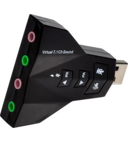 Resim GOMAX 7.1 USB Ses Kartı 