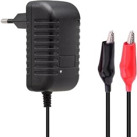 Resim 14.4V-1 Amper Akü Şarj Cihazı Jel Kuru Asitli Akülere Uygun (10 Amper ve Altında Aküler İçin Uygundur) (1 AMPER) 
