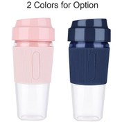 Resim Qingmipy Usb Şarjlı Mini Blender - 300ml Mavi El Blenderi İle Smoothie, Juice Ve Milkshake Hızlı Hazırlanır 