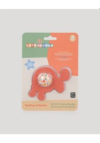 Resim Sevimli Kaplumbağa Diş Kaşıycı Çıngırak - Somon 