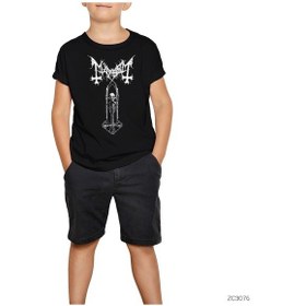 Resim Mayhem T Cross Siyah Çocuk Tişört Siyah 