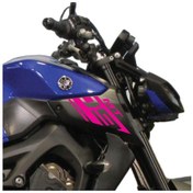Resim Yamaha Mt09 2017-2019 Motosiklet Ram Air Sticker Modeli Mdl2 Pembe 