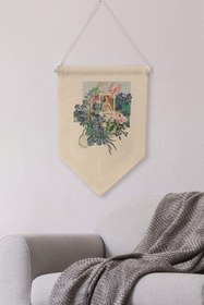 Resim Oturma Odası Duvar Dekoru, Venüs'ün Doğuşu Sanat Serisi, Kanvas Flama Askılı Duvar Örtüsü NO:425 - Renkli - 15 / 30 x 40 