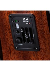 Resim Cort Af515ceop Elektro Akustik Gitar Başlangıç/orta Seviye Konser Tipi Kesik Kasa Cutaway , Dahili Preamp Sistemi Ve Open Pore Doğal Bitiş 