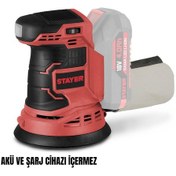 Resim Stayer LOML20 Akülü 18v Li-ion 2.0 AH Akü Ve Şarj Aleti Hariç Orbital Zımpara 